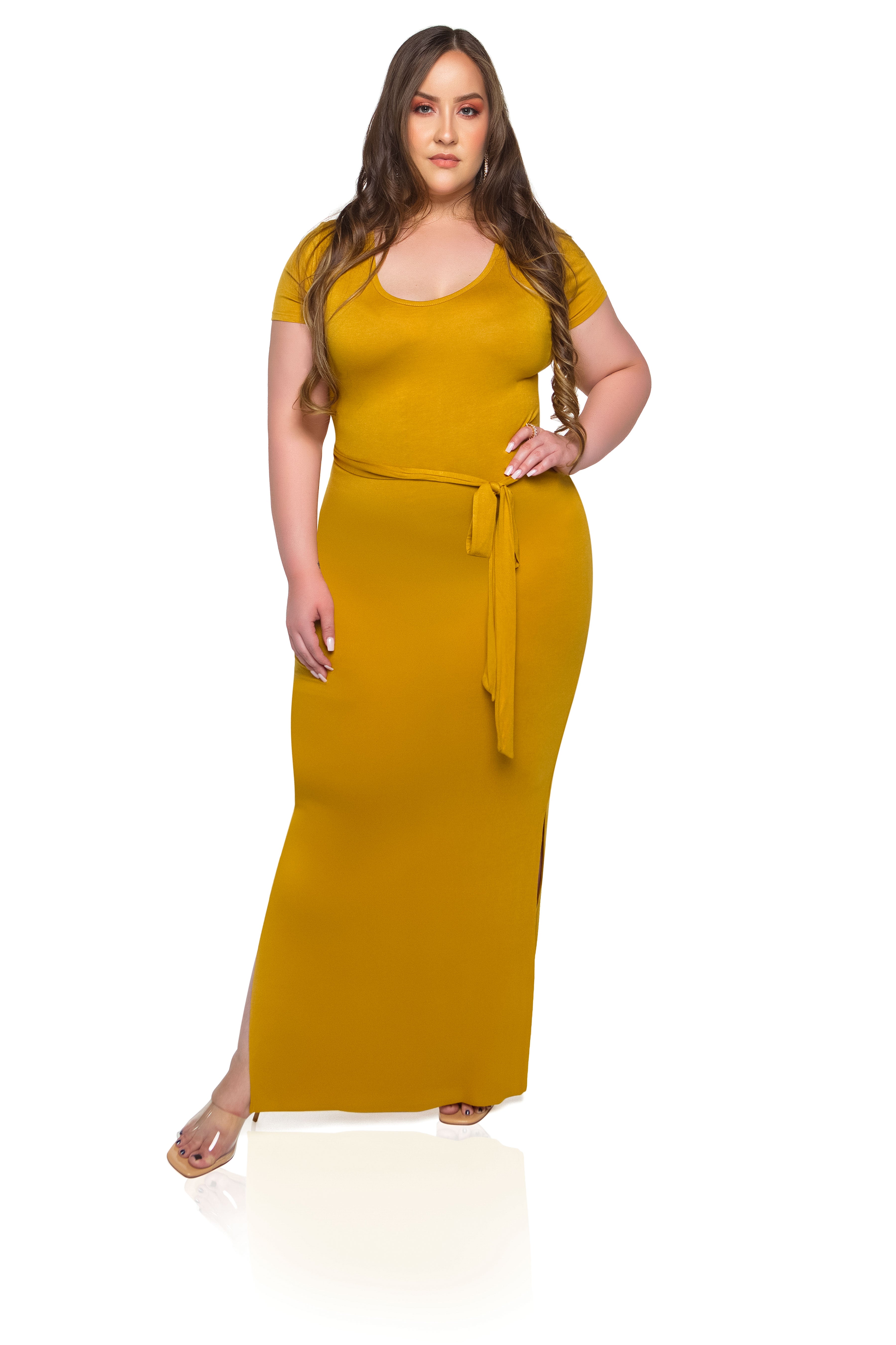 Lola Maxi Dress - Mustard