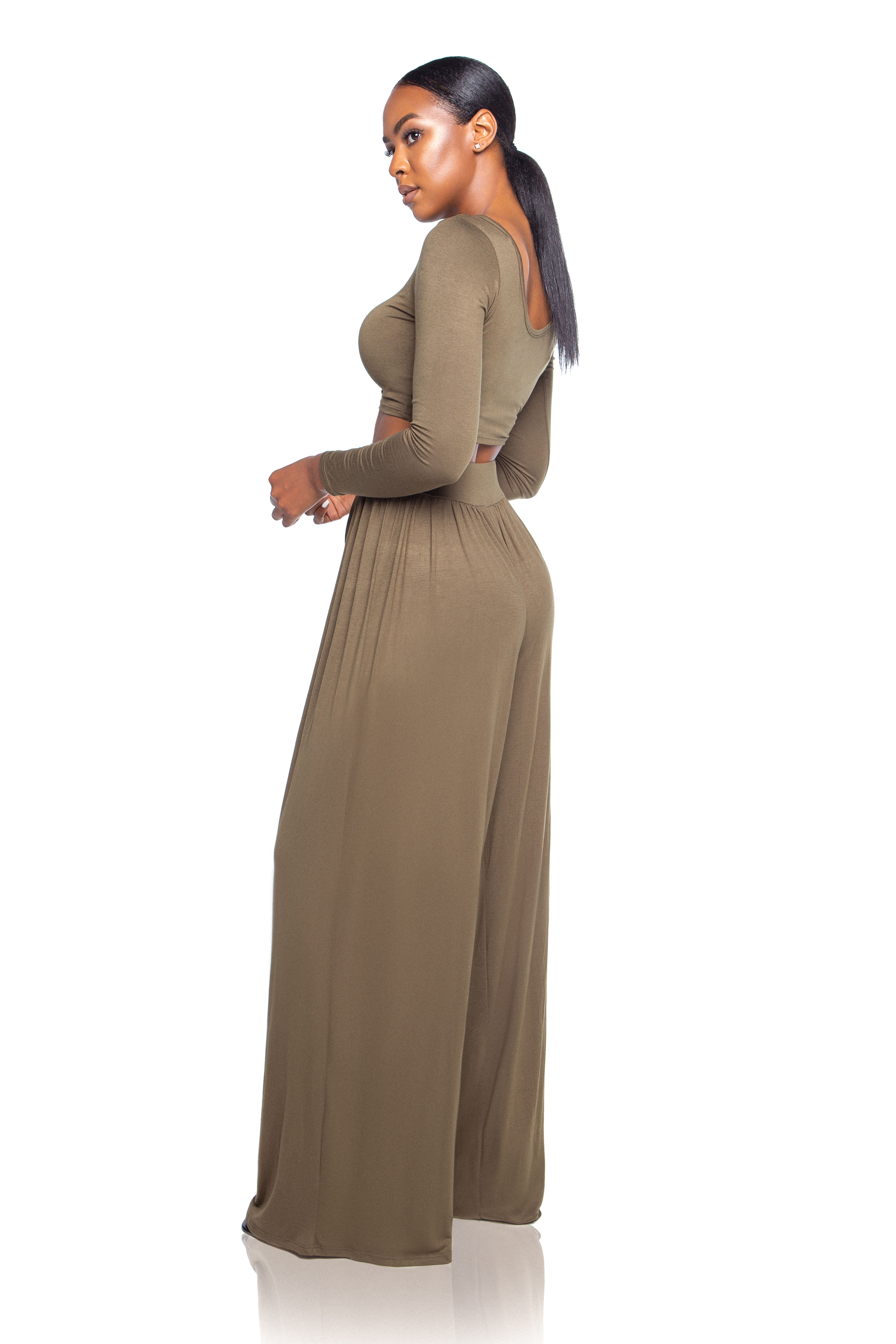 Mirihi Wide-leg Pants - Olive