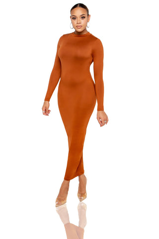 Sensual Seduction Dress in Tan