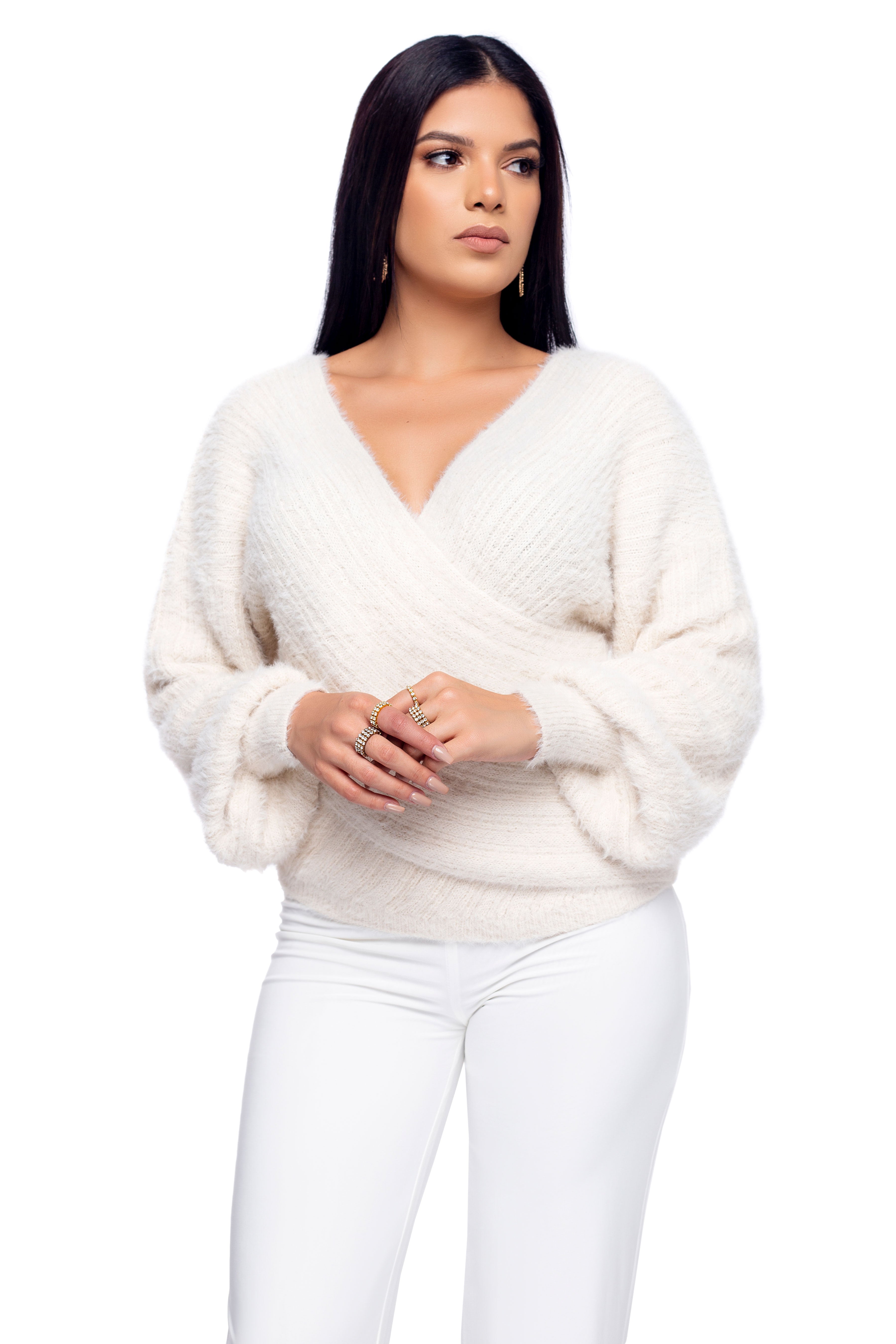 Sofia Knit Sweater - Beige
