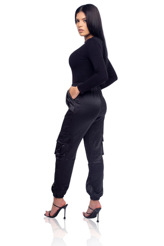 Alina Knit Bodysuit - Black